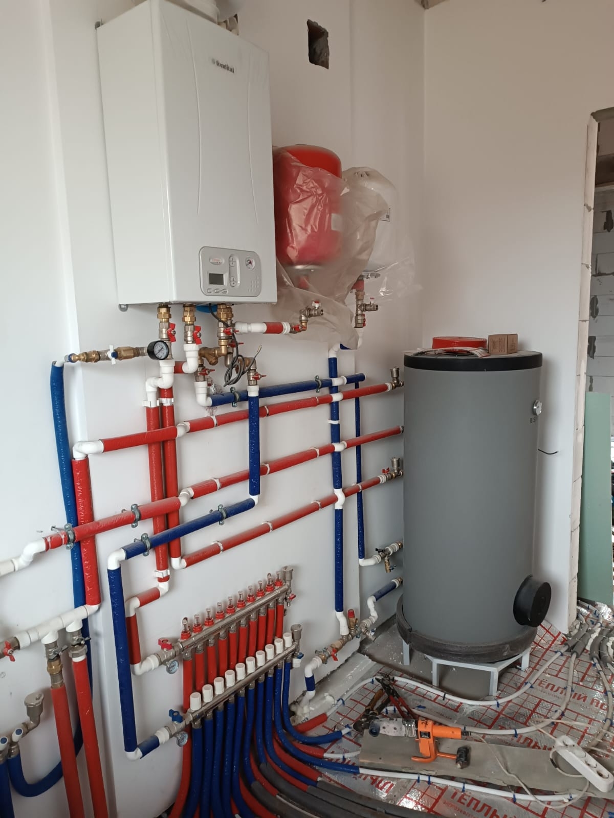 Монтаж отопления